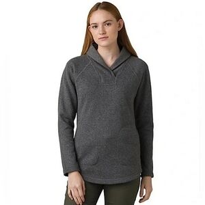 PrAna "Ziller Tunic" Wool Blend Sweater Heather Grey Gray | Women's Size M